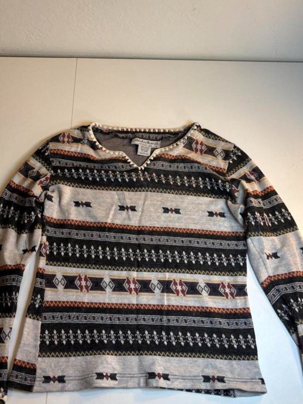 Adobe Rose 1995 vintage long sleeve top